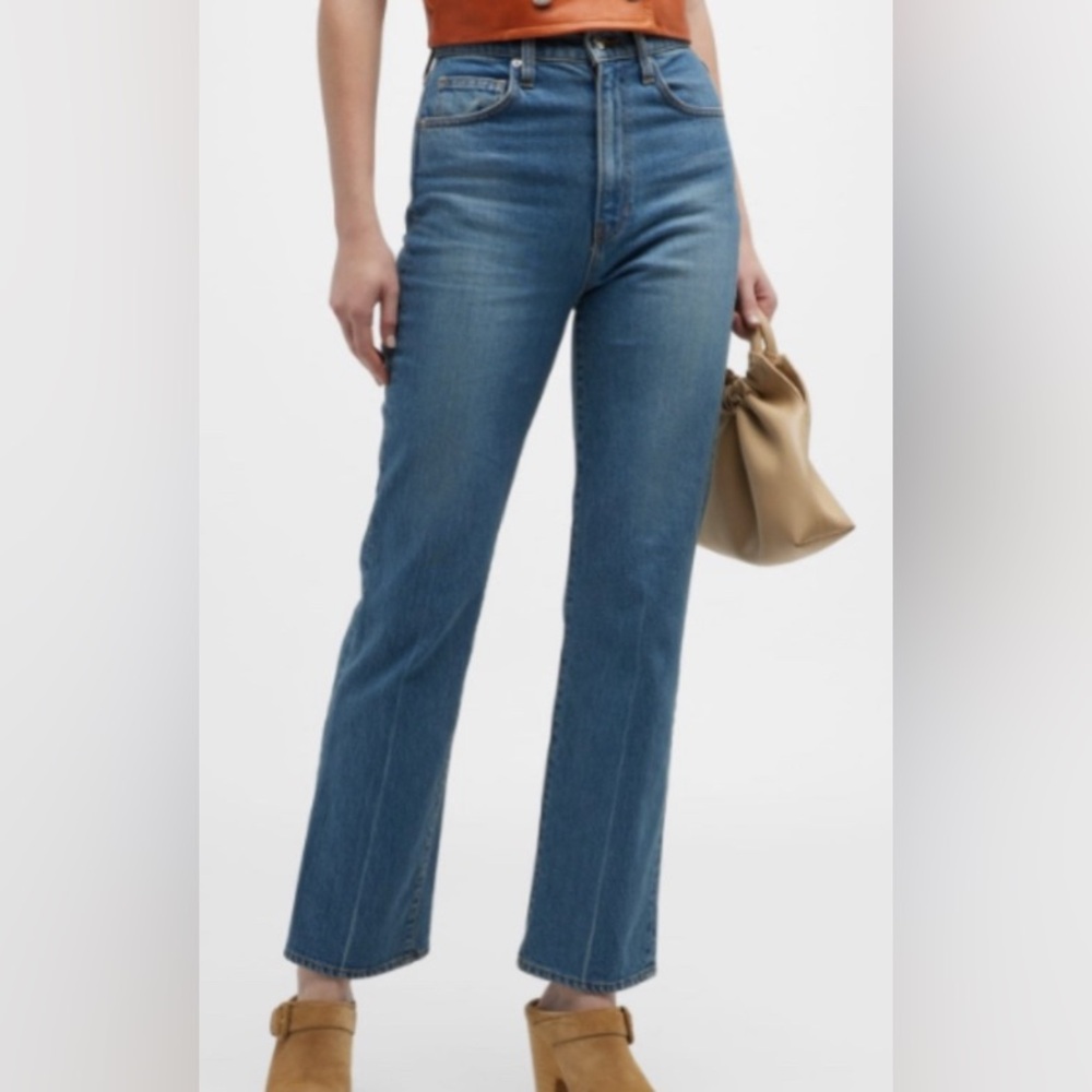 Veronica Beard Blue Straight Leg Jeans